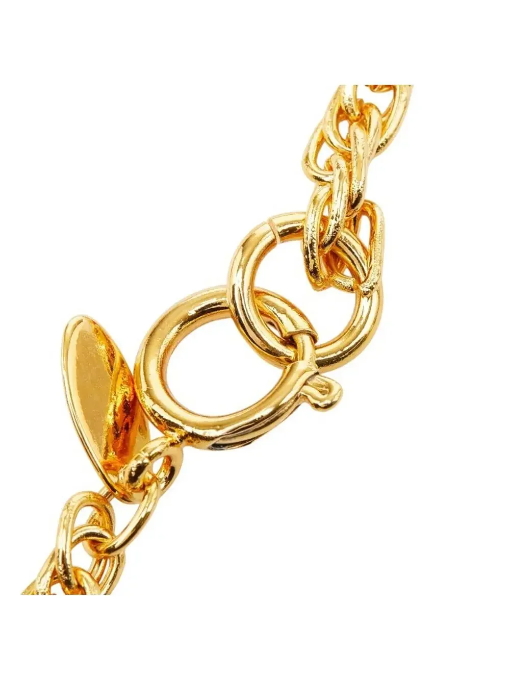 Chanel Cc Logo Chain Pendant Necklace #299653C75B